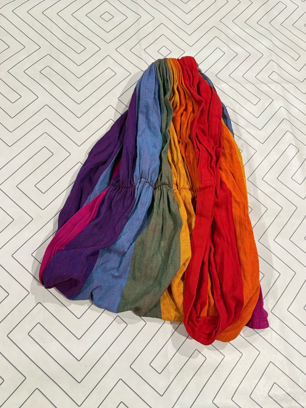 Maya Wrap Multicolor Rainbow Ring Sling